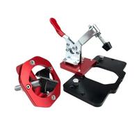 Flaroey 35mm Concealed Door Hinge Clamp Accurate Locking Cabinet Hinge Clamp Pocket Hole Clamp Adjustable Quick Punch Cabinet