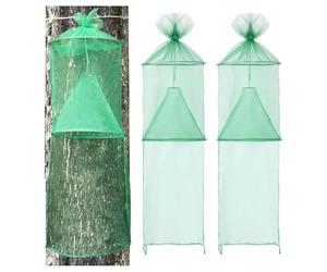 Flaroey 4 Pack Spotted Lanternfly Traps Lantern Nails Effective Way toCatch Lantern Flies andNymphs B