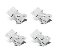 Flaroey 4 Pack Spring Loaded Butterfly Latch Large Doorkeeper Clamp Butterfly Box Clamp for Wooden Box, Packing Box, Air Box