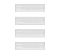 Flaroey 4 Piece Drawer Dividers Organizers, Adjustable 8cm High Expandable From 27.5-52cm Kitchen Drawer Organizer