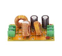 Flaroey 4A DC LC Filter FCC Car Audio High Frequency Filtering Low Pass Passive Electromagnetic Interference Filter Easy Install