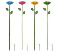 Flaroey 4Pcs Bee Watering Station Bee Watering Cups Bee Water Feeder Colorful Bee Bath Bowl Watering Station