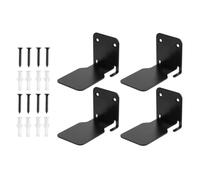 Flaroey 4PCS Floating Bookshelf Floating Book Organizer Wall Indoor Storage Replacement Parts Suit Metal Shelves for Books,A