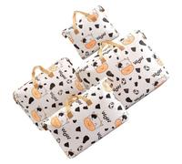 Flaroey 4PCS Large Capacity Storage Bag with Handle Capacity Clothes Storage Bag Organizer with Handle,Foldable Closet Organizer