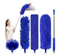 Flaroey 5-In-1 Kit Dusters forCleaning Extendable Duster with100 Inches forCleaning Ceiling Fans A
