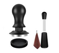 Flaroey 5 PCS Espresso Accessories Coffee Espresso Tamper Set with Espresso Tamper, WDT Tool, Coffee Stirrer, Frothing Pitcher 51MM