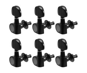 Flaroey 6PCS Locking Tuners Tuning Heads Lock String Tuning Pegs Tuner Electric Guitar Machine 3L+