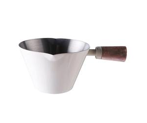 Flaroey 90ml Stainless Steel Measuring Cup Espresso Cups Small Coffee Milk Pitcher Jug Espresso Shot Cup Measure Kitchen White
