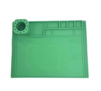 Flaroey Adsorption Soldering Mat Platform Heat- Magnetic for BGA Soldering Station Silicone Repair Pad 400x300mm