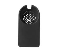 Flaroey Anti-Spill Cup Holder Clamp Table Side Water Cup Holder for Workplace Home Desk Computer Desk Side Cup Holder Black