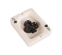 Flaroey B Playing-Card Ashtray Home Decor Modern Meeting Room Desk Ornaments Simple Smoking Accessories Parts Decor Ash Tray No. 2