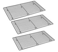 Flaroey Baking- Tools Cake Cooling Rack Square Non-Stick Drying Net Cake Bread Cooling Rack 26x45x3cm