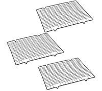 Flaroey Baking- Tools Cake Cooling Rack Square Non-Stick Drying Net Cake Bread Cooling Rack 28x25.5x1.5cm