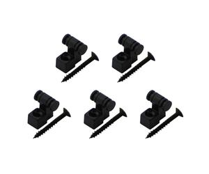 Flaroey Ball Bearing String Buckle Guitar Rolling Tree Retainer Rolling Tree Retainer String Lock Roller String Guide Black