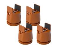 Flaroey Bed Risers Adjustable Furniture Risers,Table Desk Chair Risers with Clamp, Bed Frame Risers Height Adjustable Brown