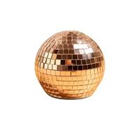 Flaroey Beer Opener Mirror Design Disco Ball Shape Beer Catcher Mirror Design Opener Mirror Ball Decor Rose Gold