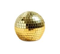 Flaroey Beer Opener Mirror Design Disco Ball Shape Beer Catcher Mirror Design Opener Mirror Ball Decor Gold