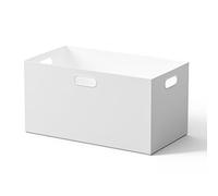 Flaroey Bookshelf Right-Angle Storage Box Household Large Cabinet Sorting Box Snack Toy Plastic Box File Storage Basket B