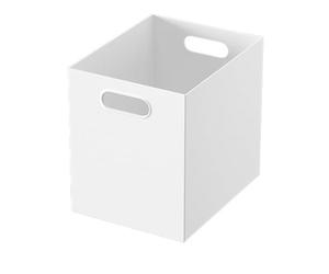 Flaroey Bookshelf Right-Angle Storage Box Household Large Cabinet Sorting Box Snack Toy Plastic Box File Storage Basket A