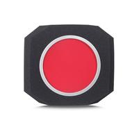 Flaroey Capacitarian Microphone Sponge Cover Mic Sound Acoustic Microphone Wind Screen Portable Anti-Sounding Sound Cover Red