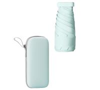 Flaroey Capsule Umbrella for Sunny & Portable Sunscreen & UV Protection Mini Ultra-Light Parasol Green