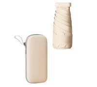 Flaroey Capsule Umbrella for Sunny & Portable Sunscreen & UV Protection Mini Ultra-Light Parasol Yellow