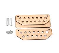 Flaroey Carving Storage Rack Multi Hole Organizer Wooden Rack for Carving Tools