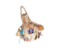 Flaroey Chew Toy Parrot Toy Ball Cage Bite Hanging Training Bird Chewing Toy for Macaws Budgies Finches Cockatoos A