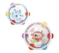Flaroey Children Clapping Tambourine Delicate Tambourines Percussion Instrument Adorable Tambourines Handheld Tambourine Easy Install Easy to Use
