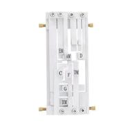 Flaroey Chord Machine, Guitar Auxiliary Artifact, Folk Guitar Singing, Chord Practice White