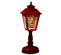 Flaroey Christmas Decorations Crystal Luminous Night Light Christmas Ornaments Table Lamp Christmas Home Decoration Red