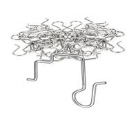 Flaroey Christmas Light Hanger Hooks for Gutters with Perforated Guards Christmas Light Hooks for Outdoor Christmas Lights 100PCS
