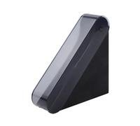 Flaroey Coffee Filter Paper Holder Coffee Papers Storage Rack for V01 Coffee Filter Paper Dispenser for Hotel Cafe Bar Black