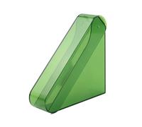 Flaroey Coffee Filter Paper Holder Coffee Papers Storage Rack for V01 Coffee Filter Paper Dispenser for Hotel Cafe Bar Green