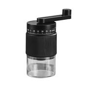 Flaroey Coffee Grinder Burr Coffee Bean Grinder Hand-Cranked Coffee Machine with 30 Adjustable Settings for Home Travel Camping B