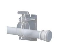 Flaroey Curtain Rod Clip Hook Without Punching Self-Adhesive Hook Adjustable Shower Home Storage Hanger Transparent