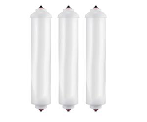 Flaroey DA29-10105J Inline Water Filter DA29-10105J Refrigerator Water Filter Universal Refrigerator Filter Coconut Shell Activated Carbon Rod Filter 3 Pcs