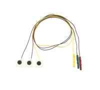 Flaroey Disposable Electrode Patch with Wire DIN Electrode Cable with 3 Lead