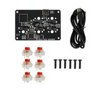 Flaroey DIY 3D Printing Mini Keyboards Kit DIY Mechanical Keyboard Button Customized, Print Model is Not Included, for Win