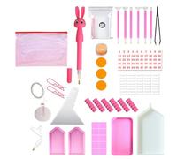 Flaroey DIY Painting New Point Pen Quick Pasting Tool Set Pink