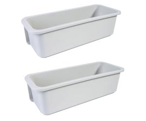 Flaroey Drawable Cabinet Storage Box Bathroom & Kitchen Cabinets Storage Drawers Multi-Purpose Sink Organization Gray