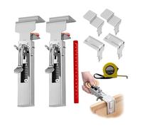 Flaroey Drawer Front Installation Clamps Adjustable Drawer Fixing Clamp Cabinets Installation Tools for Frames