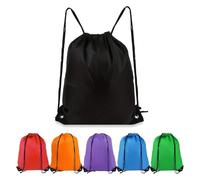 Flaroey Drawstring Backpack 6 Colors Drawstring Bags, Draw String Back Bag Drawstring Bags Bulk for Sports Gym Travel Swimming