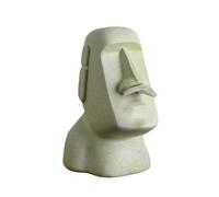 Flaroey Easter Island Stone Statue Paper Towel Box Home Decoration Statue Retro Living Room Decoration Home Accessories C