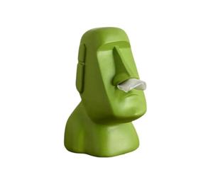 Flaroey Easter Island Stone Statue Paper Towel Box Home Decoration Statue Retro Living Room Decoration Home Accessories D