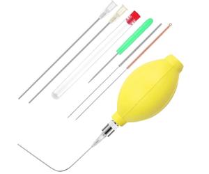 Flaroey Easter Simple Egg Beater Ukraine Egg Supplies Single Hole Egg Beater Easter Egg Making Tools C