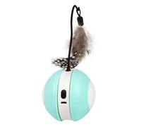 Flaroey Electric Cat Toy Ball Interactive Toy Cat Teaser Ball Automatic Moving Cat Ball USB Rechargeable with 2 Modes Cat Toy