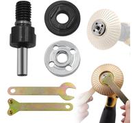 Flaroey Electric Drill Angle Grinder Connecting Rod Set,10mm Adjustable Rotary Driver Cutter Shaft,for Cutting Disc Polish Disc