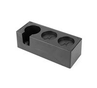 Flaroey Espresso Machine Powder Holder, Coffee Storage Holder, Handle Support Stand, Espresso Machine Accessories Black