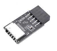 Flaroey Expansion Card Module USB2.0 9PIN Female to TYPE-E A-KEY Adapter 20 to 9 Pin Expansion Card 9PIN to A-KEY Module B